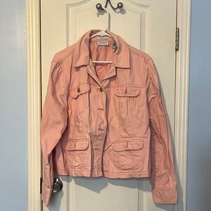 Villager Women's Light Pink Jean Jacket